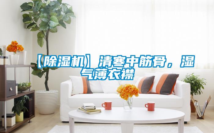 【除濕機】清寒中筋骨,濕氣薄衣襟