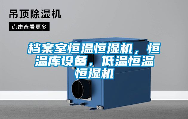 檔案室恒溫恒濕機(jī)，恒溫庫設(shè)備，低溫恒溫恒濕機(jī)